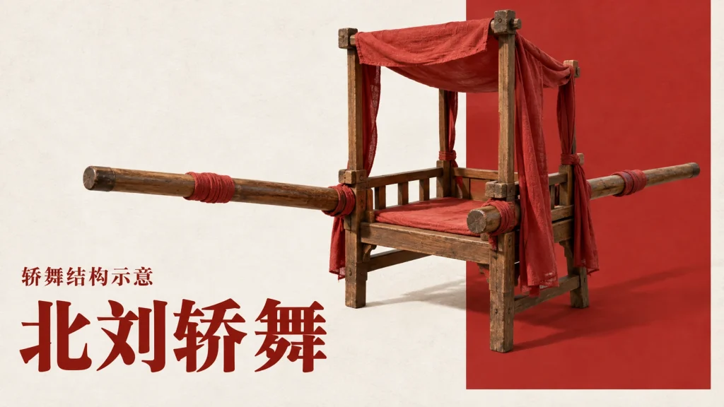 北刘轿舞主题的轿舞结构示意