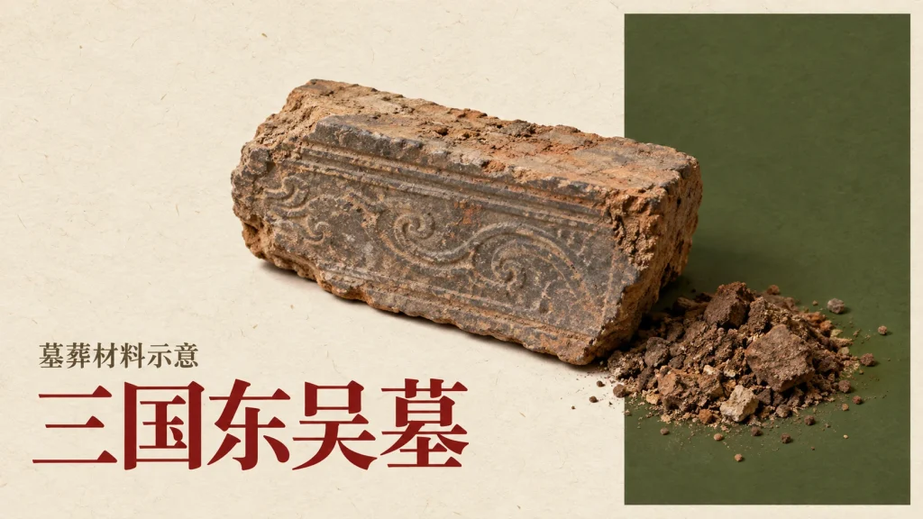 三国东吴墓主题的墓葬材料示意