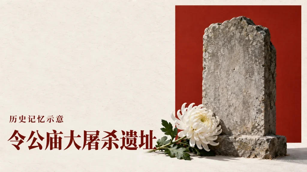 令公庙大屠杀遗址主题的历史记忆示意