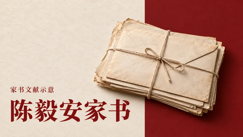 陈毅安家书主题的家书文献示意