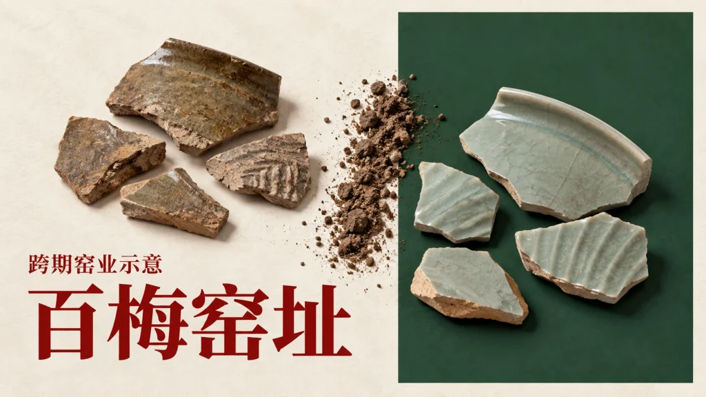百梅窑址主题的跨期窑业示意