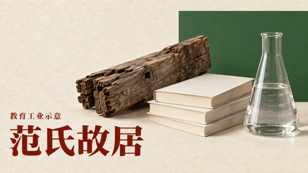 范氏故居主题的教育工业示意