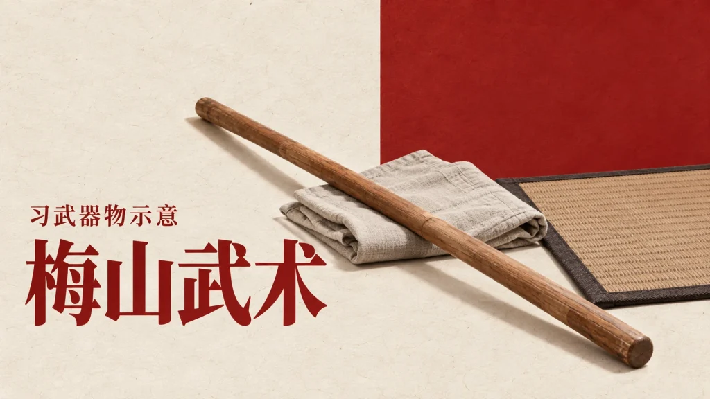 梅山武术主题的习武器物示意