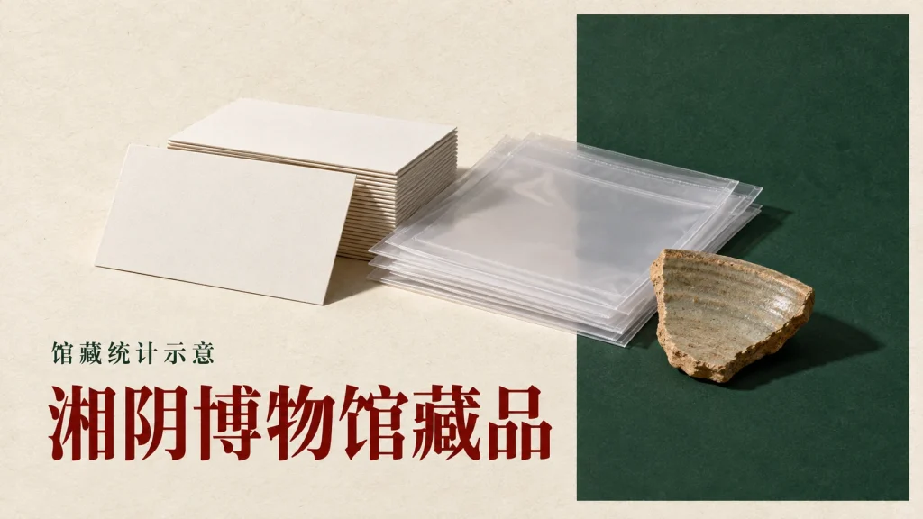 湘阴博物馆藏品主题的馆藏统计示意