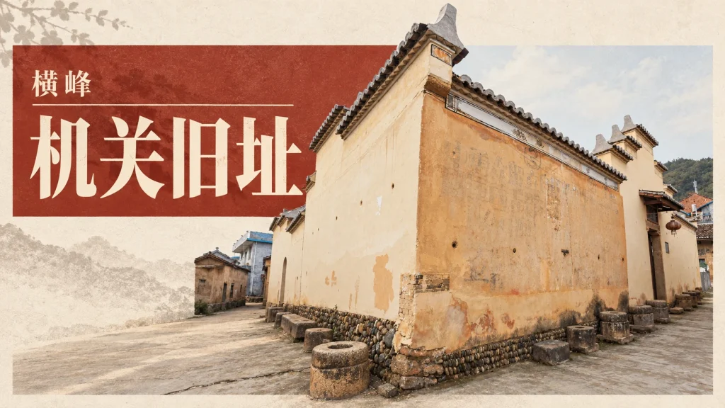 横峰葛源枫林村闽浙赣省机关旧址群中的一处建筑
