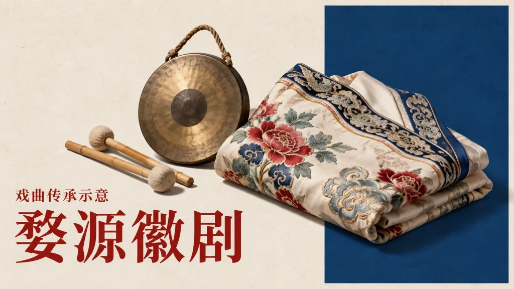 婺源徽剧主题的戏曲传承示意