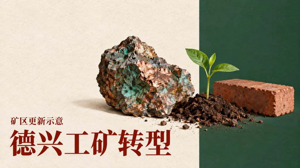 德兴工矿转型主题的矿区更新示意