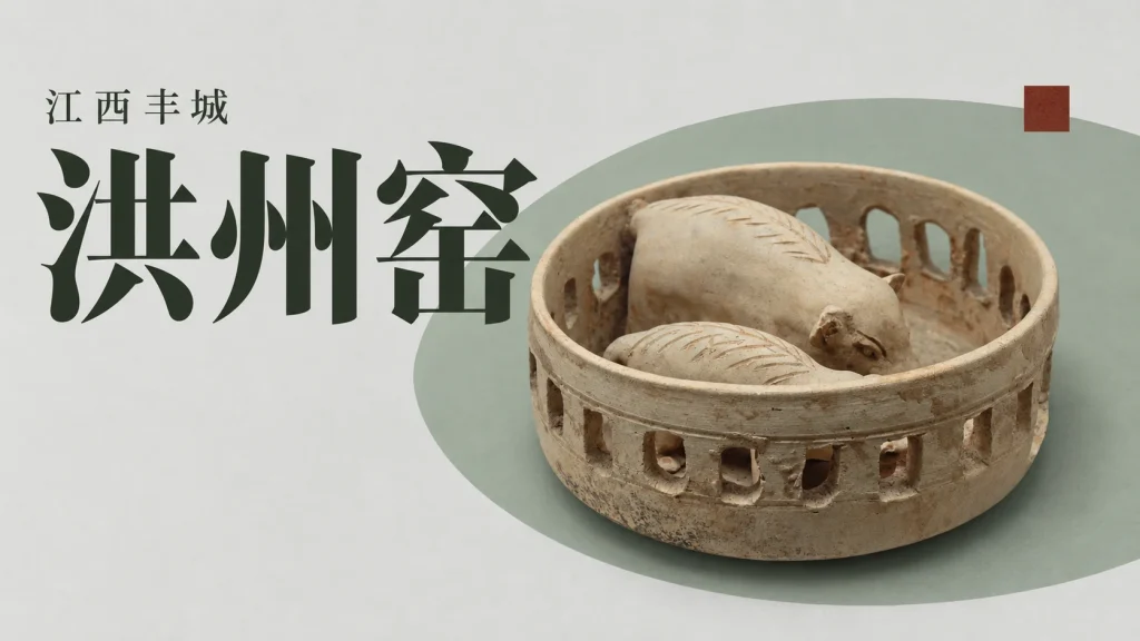 江西省博物馆藏西晋洪州窑青瓷猪圈的围栏与猪形
