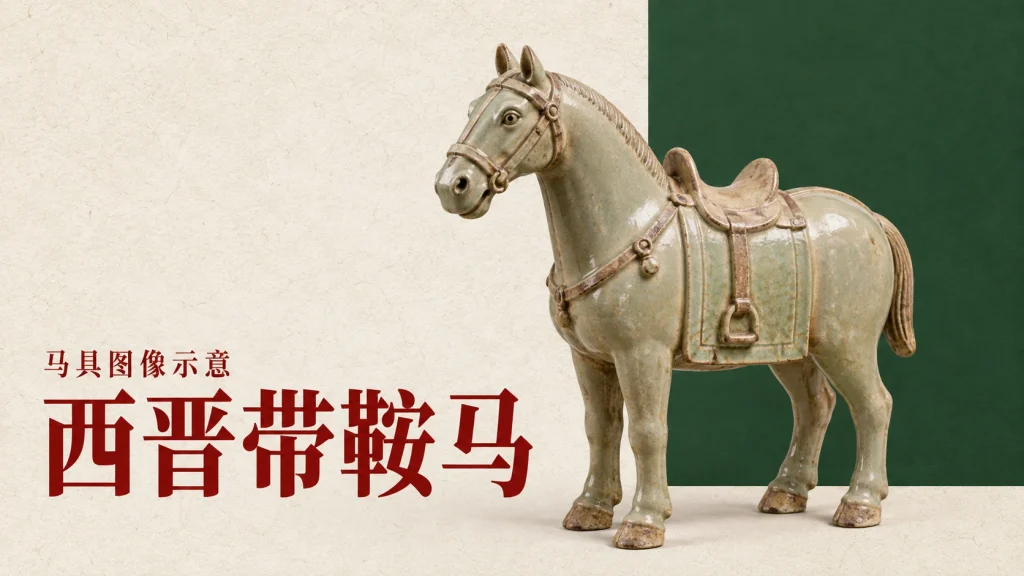 西晋带鞍马主题的马具图像示意