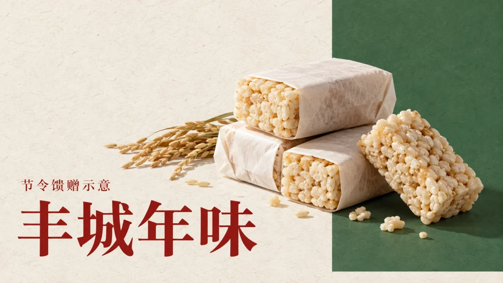 丰城年味主题的节令馈赠示意