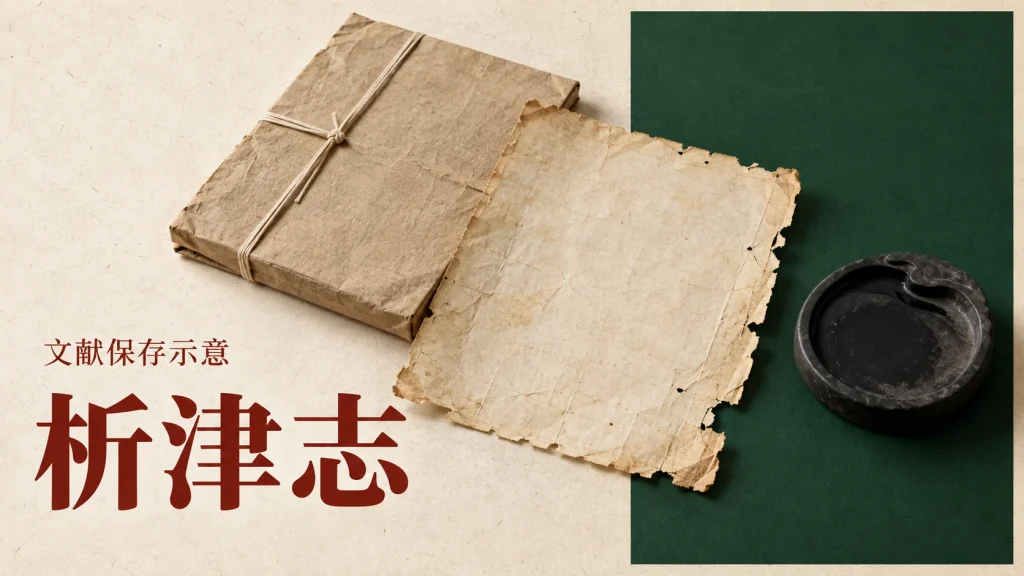 析津志主题的文献保存示意